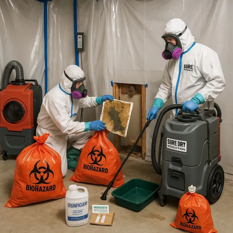 Contaminated Water Handling Protocols process in Wellsville, KS