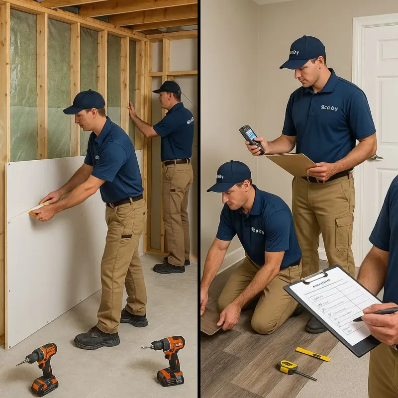 Repairs and Reconstruction process in Wellsville, KS